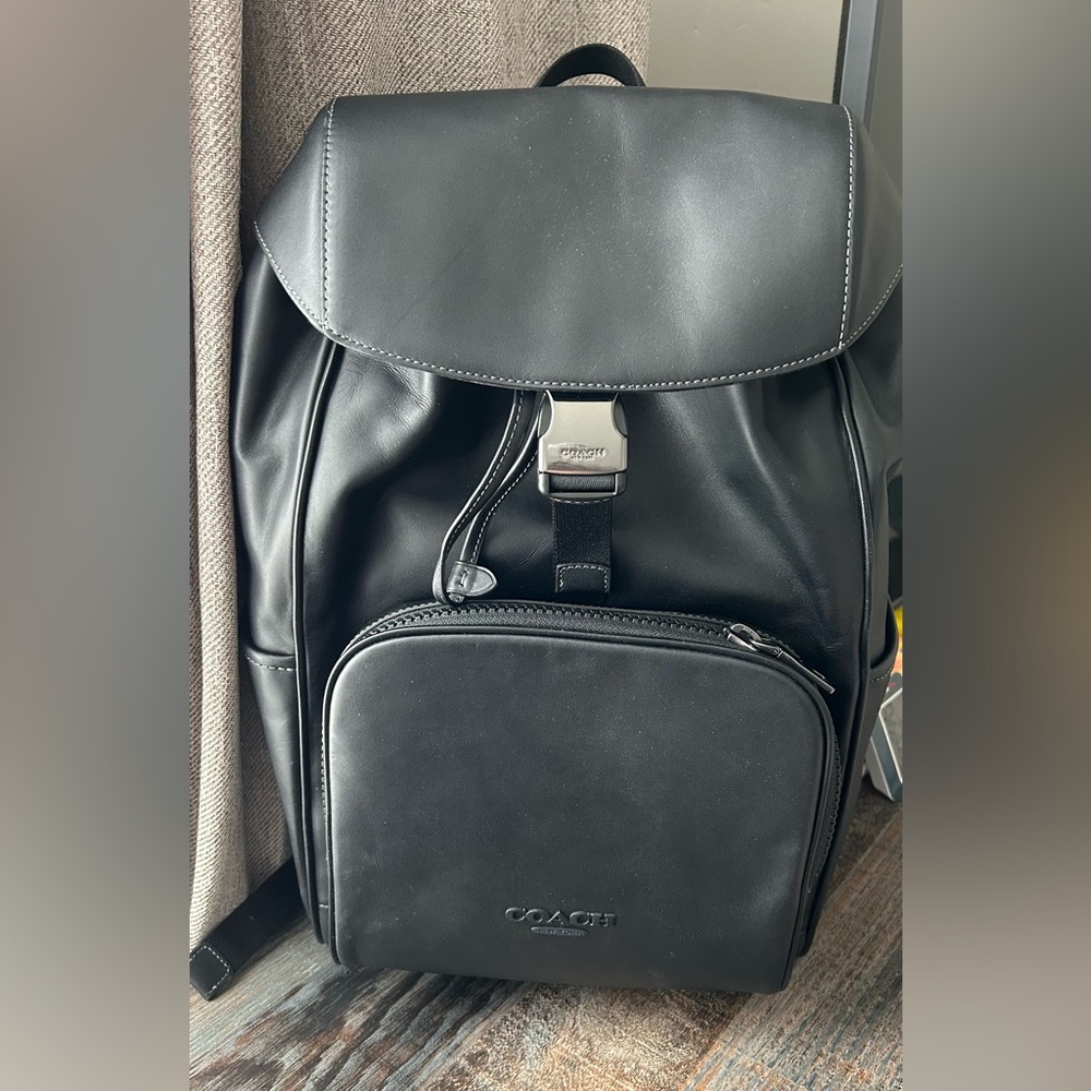 Coach Racer Backpack CU112 Retail $650 Black